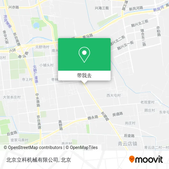 北京立科机械有限公司地图