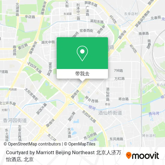 Courtyard by Marriott Beijing Northeast 北京人济万怡酒店地图