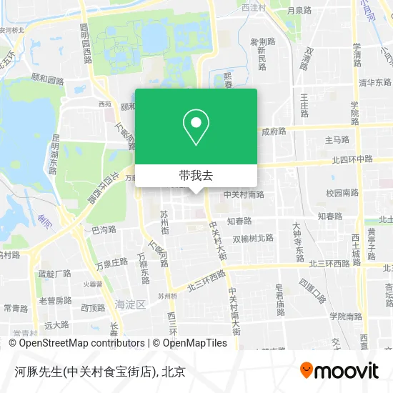 河豚先生(中关村食宝街店)地图