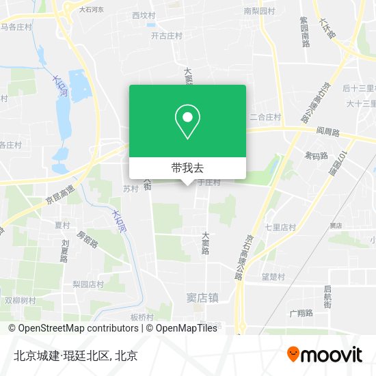 北京城建·琨廷北区地图