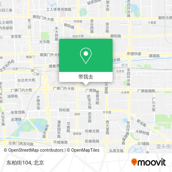 东柏街104地图