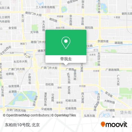 东柏街10号院地图
