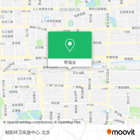 朝阳环卫应急中心地图