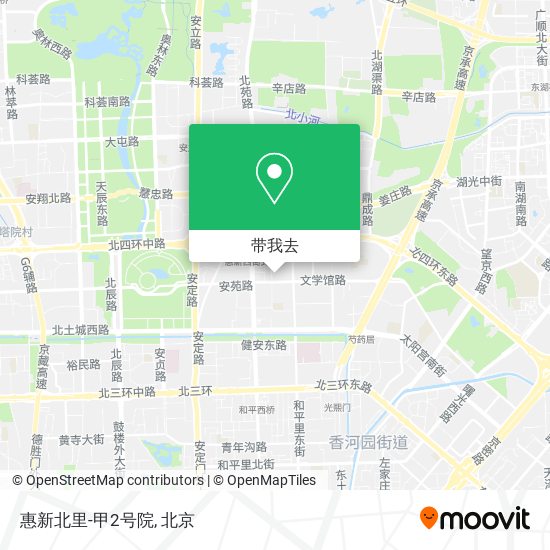 惠新北里-甲2号院地图