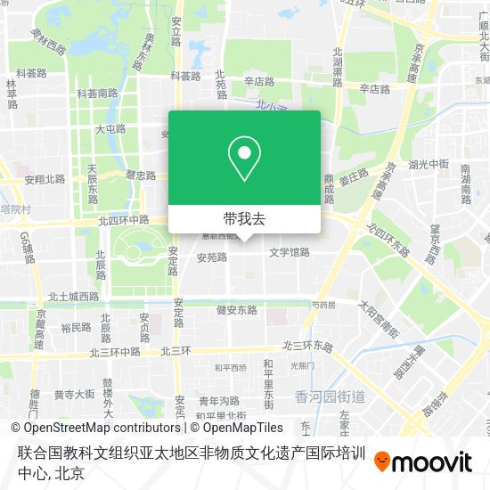 联合国教科文组织亚太地区非物质文化遗产国际培训中心地图