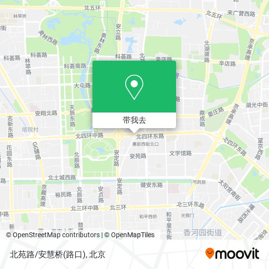 北苑路/安慧桥(路口)地图