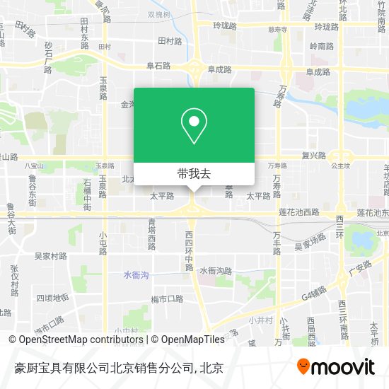 豪厨宝具有限公司北京销售分公司地图