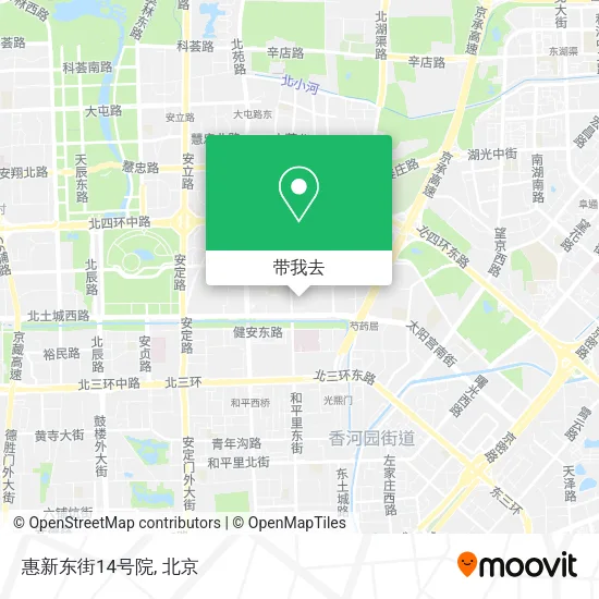 惠新东街14号院地图