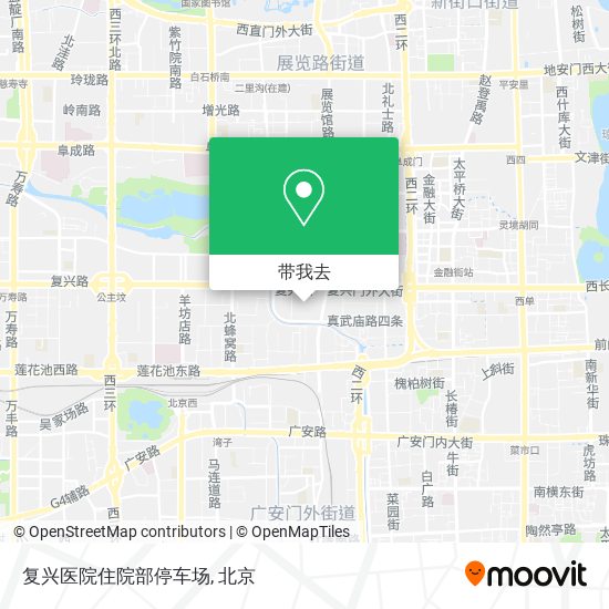 复兴医院住院部停车场地图