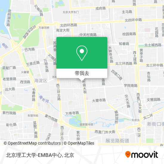 北京理工大学-EMBA中心地图