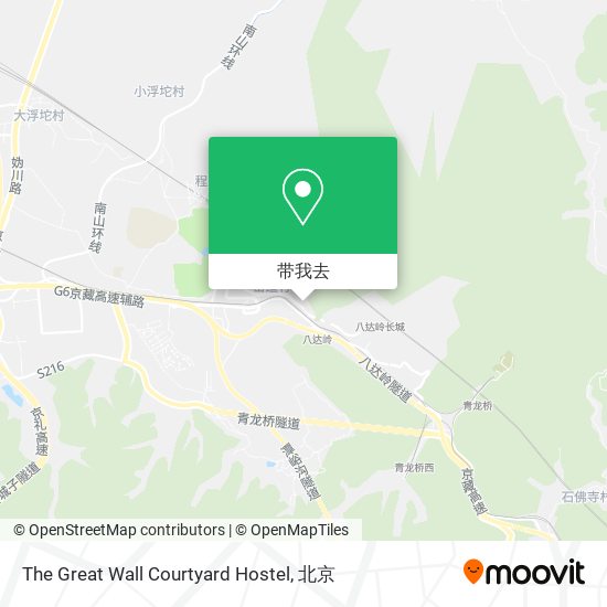 The Great Wall Courtyard Hostel地图