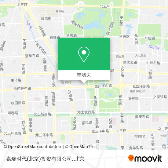 嘉瑞时代(北京)投资有限公司地图