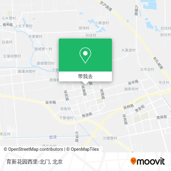 育新花园西里-北门地图
