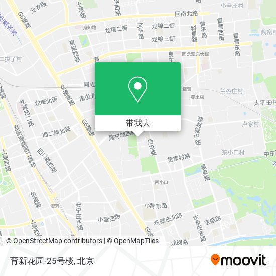 育新花园-25号楼地图