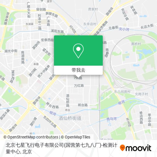 北京七星飞行电子有限公司(国营第七九八厂)-检测计量中心地图