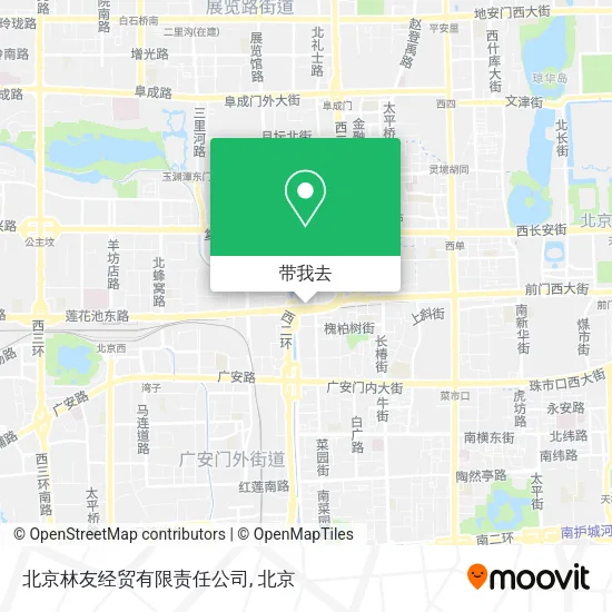 北京林友经贸有限责任公司地图