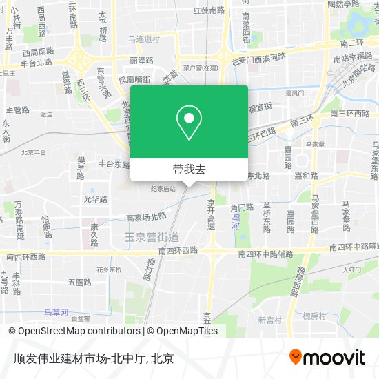 顺发伟业建材市场-北中厅地图