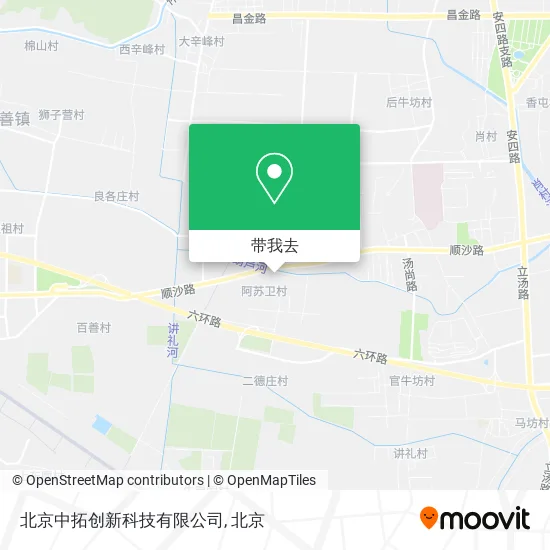 北京中拓创新科技有限公司地图