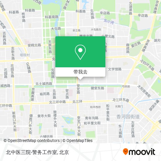 北中医三院-警务工作室地图