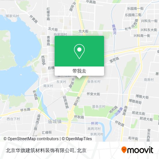北京华旗建筑材料装饰有限公司地图