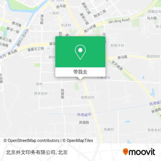 北京外文印务有限公司地图