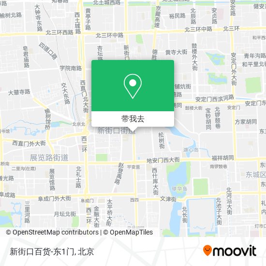 新街口百货-东1门地图