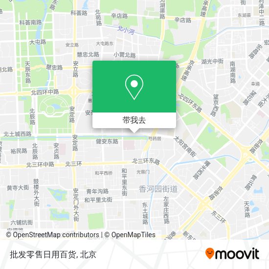 批发零售日用百货地图