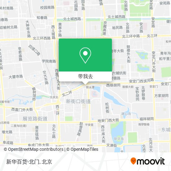 新华百货-北门地图