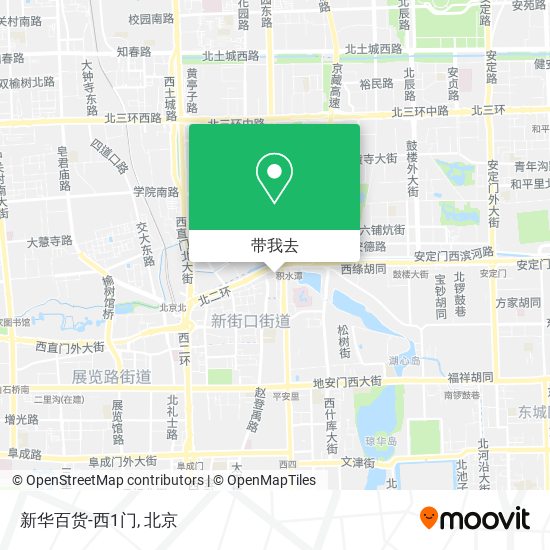 新华百货-西1门地图