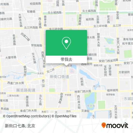 新街口七条地图