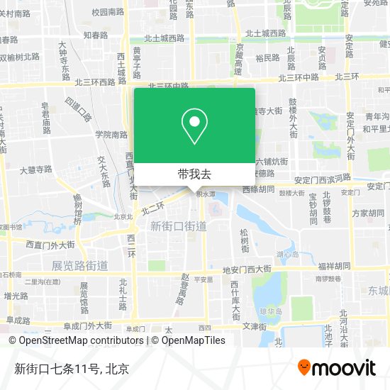 新街口七条11号地图