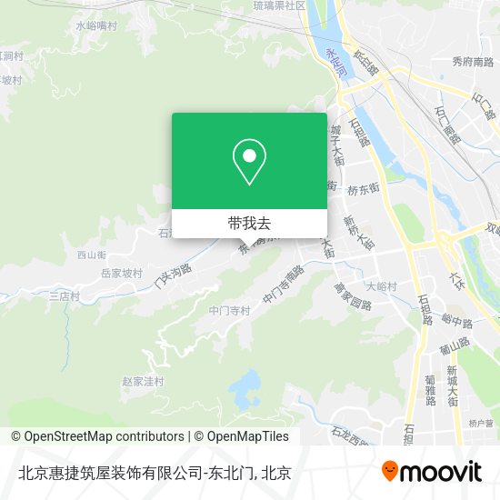 北京惠捷筑屋装饰有限公司-东北门地图