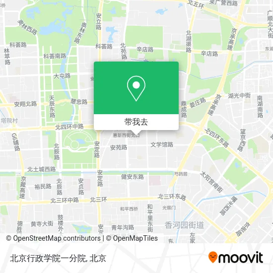 北京行政学院一分院地图