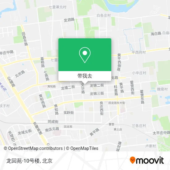 龙回苑-10号楼地图