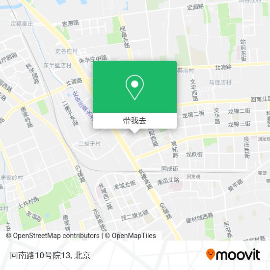 回南路10号院13地图