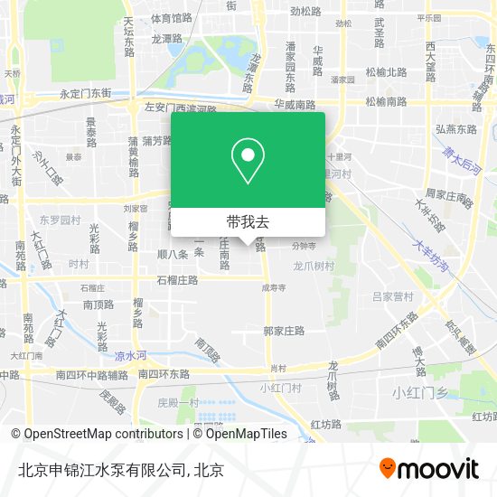北京申锦江水泵有限公司地图