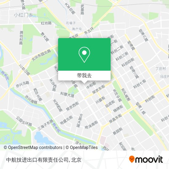 中航技进出口有限责任公司地图