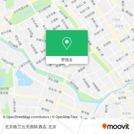 北京格兰云天国际酒店地图