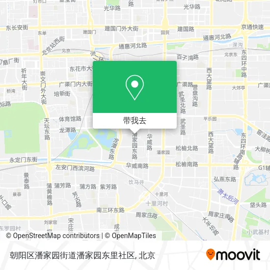 朝阳区潘家园街道潘家园东里社区地图