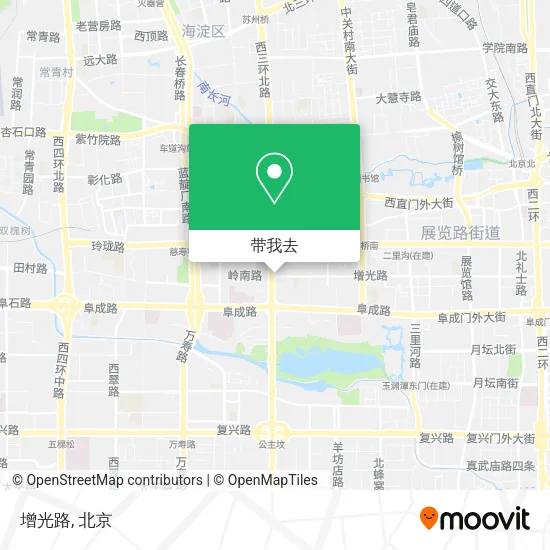 增光路地图