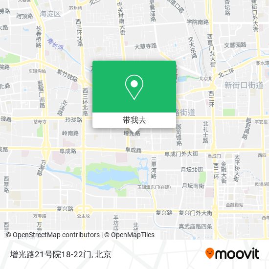 增光路21号院18-22门地图