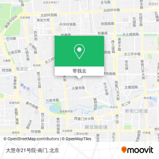 大慧寺21号院-南门地图