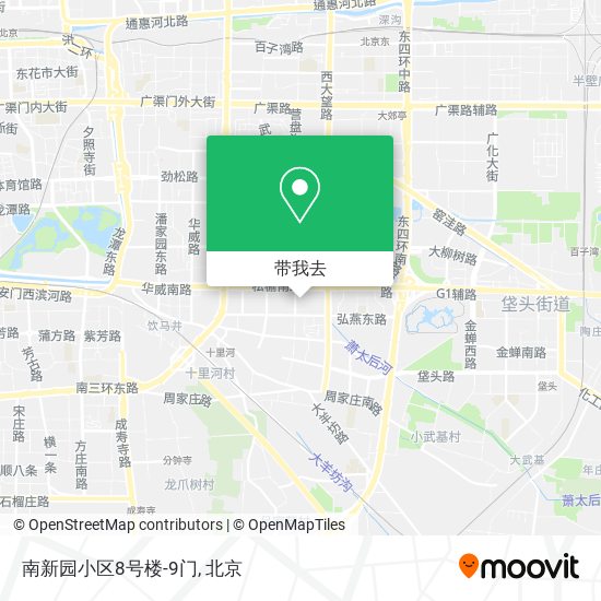 南新园小区8号楼-9门地图
