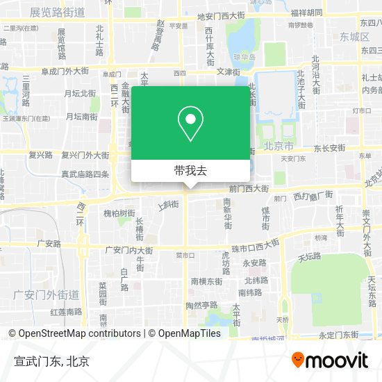 宣武门东地图