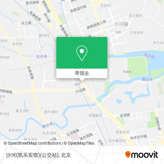 沙河(凯乐宾馆)(公交站)地图