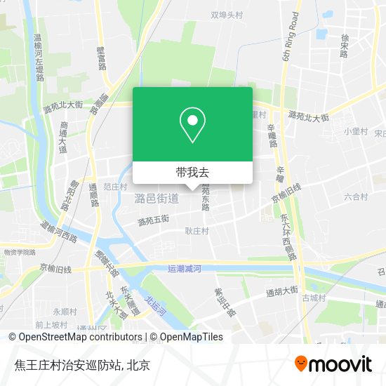 焦王庄村治安巡防站地图
