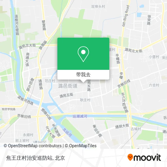 焦王庄村治安巡防站地图