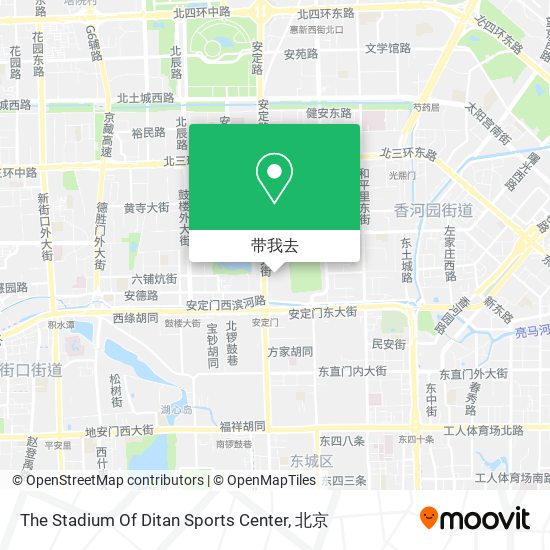 The Stadium Of Ditan Sports Center地图