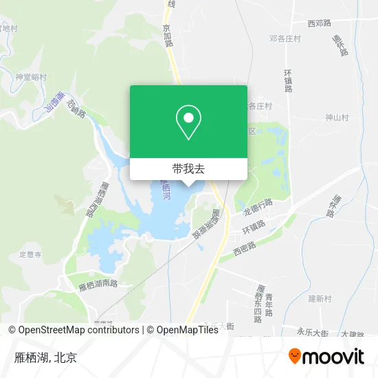 雁栖湖地图