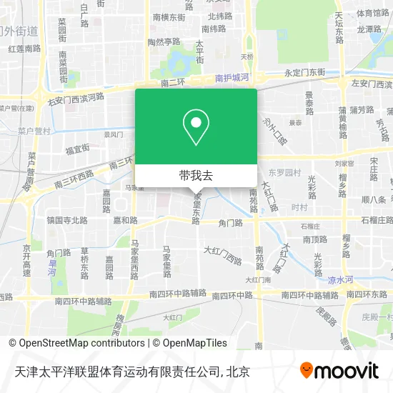 天津太平洋联盟体育运动有限责任公司地图